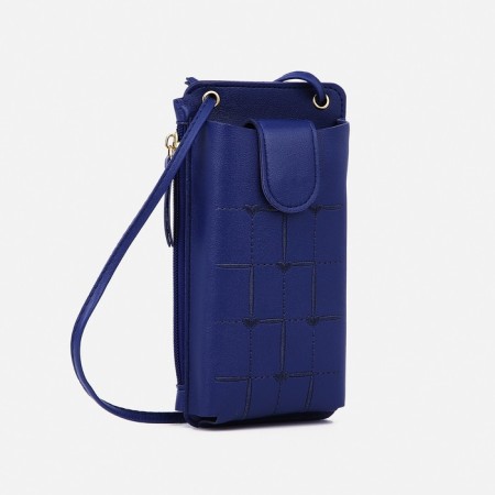 Baby bag on magnet, long belt, blue color