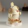 Polystone souvenir "Tick with a crest, in headphones" 9x8x11 cm