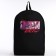 Backpack School Textile "Eye Anime", 38x14x27 cm, black color