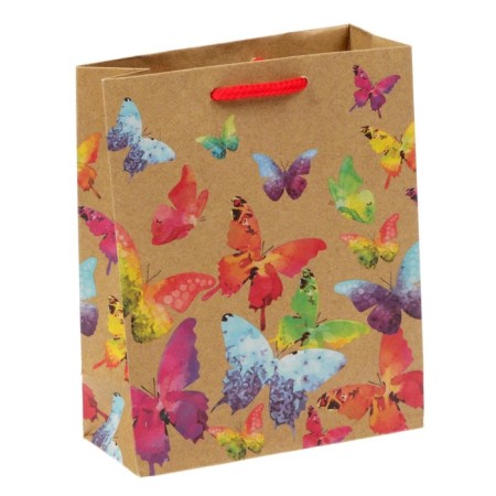 Package Gift Craft Vertical, Packaging, "Butterflies", Ml 23 x 27 x 11.5 cm-3
