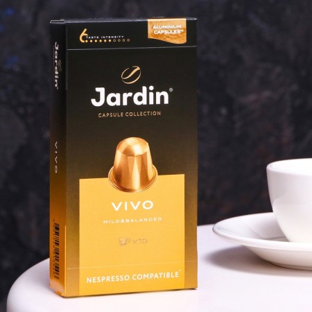 Jardin Vivo coffee capsules, 10 capsules