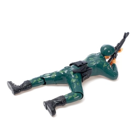 Figure Soldier "Infantry", crawls, light and sound effects, mix-2