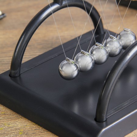 Pendulum "swing" black 11.4x13.5x13.5 cm-2