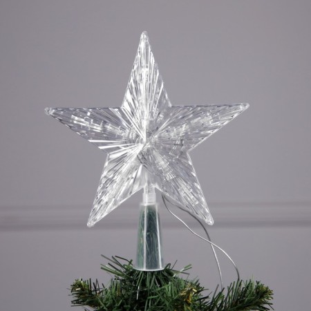 LED top for the tree "White" 16 cm, 10 LED, AAX2 batteries (not in the kit), the glow of white-1