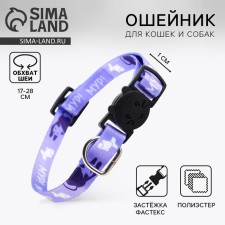 A collar for cats with Fasteks 