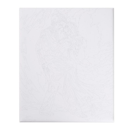 Picture on numbers on canvas with a subframe "Passionate Dance", 40 x 50 cm-2