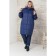 Female coat, size 54, blue color