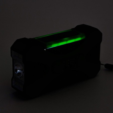Camping battery flashlight, 5+3 watts, 10,000 mAh, FM, dynamo charging, solar battery-6