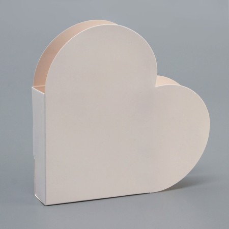 Box for sweets, 10 x 10 x 3 white. Confectionery packaging