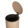 Garbage bucket with the pedal Orion 410122, 12 l, beige matte color