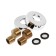 ACCOONA A86473 bath mixer, two -wound, silumin, chrome