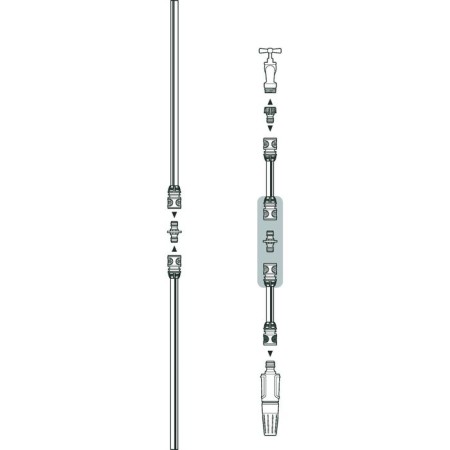 Set, 3 objects (plastic): Connector 1/2 "(12 mm), connector 5/8" (16 mm), adapter-1