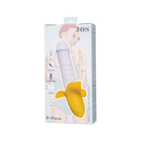 Jos B-Nana pulsator, silicone, 19 cm, white color-10