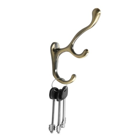 Furniture hook Cappio Wand, three -rod, bronze-2