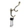 Furniture hook Cappio Wand, three -rod, bronze