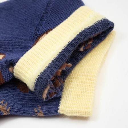 Socks children's terry trace, jeans color, size 11-12-2