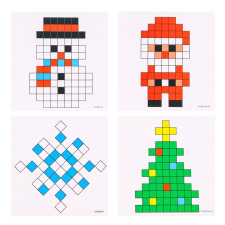 Set for creativity "Christmas tree toy. Mosaic ", 4 pcs.-6