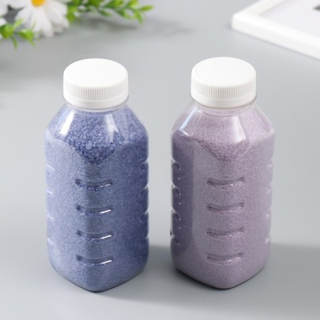 Color sand in the bottles "Lilac" 500 grams