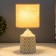 Lamp "Devora" 1he14 40W white-gray 12.5x12.5x26 cm Risalux