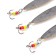 Vertical "Yaman" pike with a tee, size 70 mm, 11.5 g, brass color