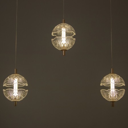 Lamp Bayerlux "Aina" 36W LED gold 70x13.5x19cm-3