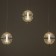Lamp Bayerlux "Aina" 36W LED gold 70x13.5x19cm