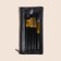 A set of makeup brushes, 7 objects, a lightning cover, black color