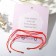 Bracelet-reinforcing "Red thread" Happy Family Mom is best friend, set 2 pcs., Color silver, D = 5.5 cm