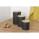 Bank for storage ceramic Liberty Jones Farah, 900 ml, black color