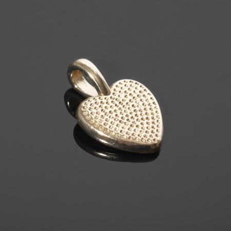 Reddor's pendant "heart", red color in gold-1