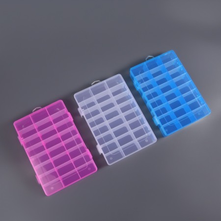 Organizer for decor, mobile cells, 24 cells, 19.7 × 13.3 × 3.5 cm, color mix-5