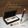 Gift handle, ball, in the leatherette case, "President"