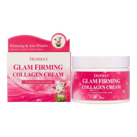 Moisturizing strengthening face cream Deoproce, with collagen, 100 g