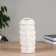 VAZA Ceramics Table "Levin" D-6CM, 20x9 cm, white
