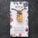 Souvenir-butter with natural stones "Yellow Jade", 3 x 2 cm