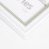 Photo frame plastic "Aron" 15x21 cm, white