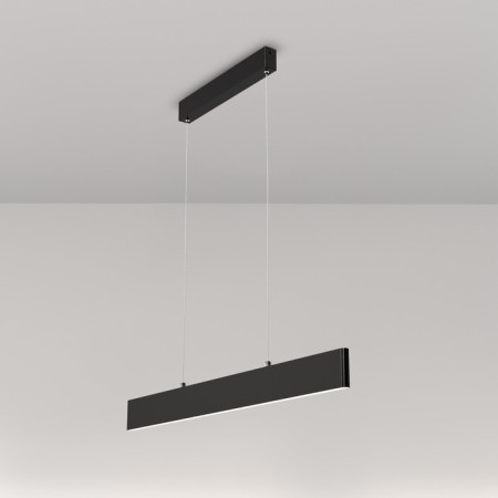 Squirry of suspended Technical P010PL-L23B4K, LED, 23W, 91x4x8 cm, 800lm, black color black-1