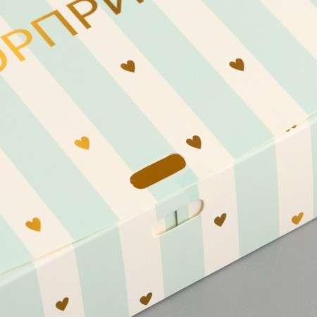 Gift folding box, packaging, “Surprise”, 16.5 x 12.5 x 5 cm, without tape-2