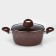 Braini shade pan, 3.3 l, glass cover, anti -stick coating, induction