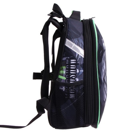 School backpack 38 x 30 x 16 cm, ergonomic back, Stavia "Moto"-3