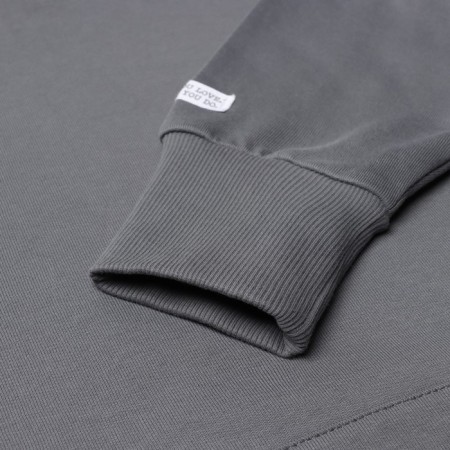 Women's costume (sweatshirt and trousers), dark gray color, size 44 (m)-3
