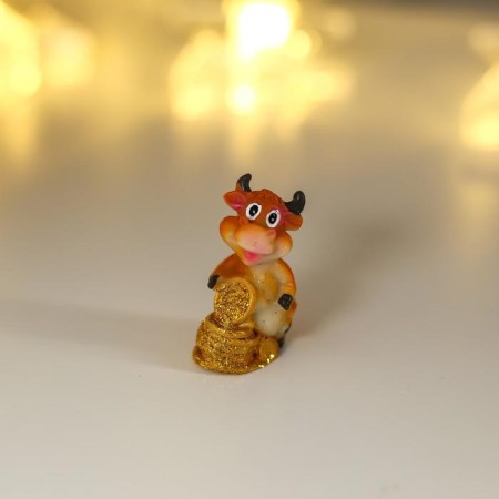 Souvenir Polystone "Boby Karamel with Gold" MIX 4x2.3x2.1 cm-2