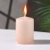Candle - Aromatic "Sandal tree" cylinder, 4x6 cm