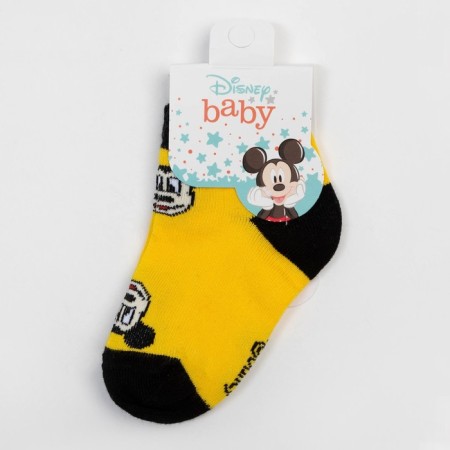 Socks Mickey Mouse, yellow, 6-8 cm-3