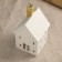 Figure with backlight "House with a gold pipe" 8x8x14cm