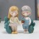 Polystone souvenir "Baby with bubble and cacti" MIX 10x4x6 cm