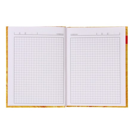 Notepad A6, 160 sheets of Exotic Fruits, hard cover, block 55g/m2-4