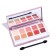 Palette of shadows for eyelids, 10 colors