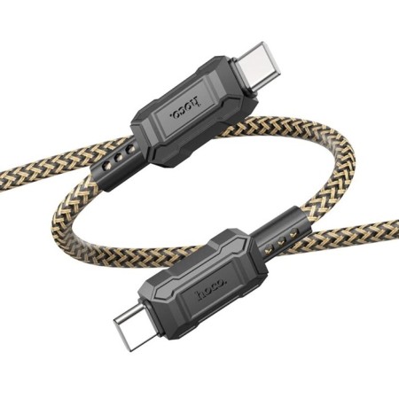 Cable Hoco X94, Type-C-Type-C, 3 A, 1 m, fast charging, PVC, golden-2
