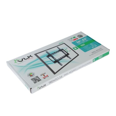 VLK Trento-34 bracket, for TV, inclined, 26-65 ", 32 mm from the wall, black-4